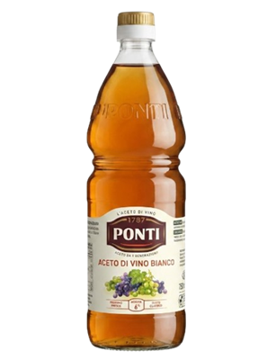 Уксус винный Ponti белый 1л - фото 40338