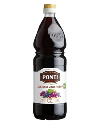 Уксус винный Ponti красный 1л - фото 40339