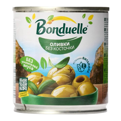 Bonduelle Оливки без косточки 212мл - фото 40385