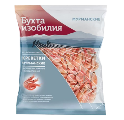 Креветки Мурманские Бухта Изобилия в/м 500гр - фото 40423