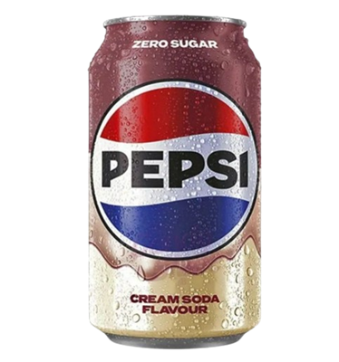 Напиток Pepsi Cream Soda Zero sugar ж/б 330мл  - фото 40497