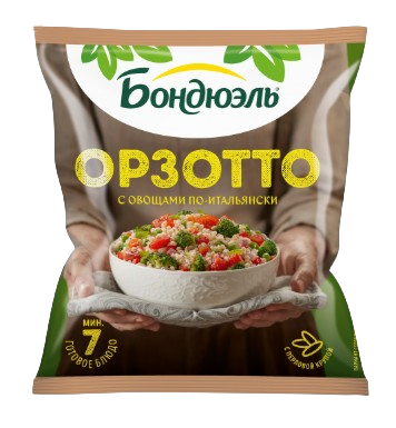 Смесь овощная Bonduelle Орзотто по итальянски 400гр - фото 40528