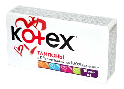Тампоны Kotex мини 16шт - фото 40563