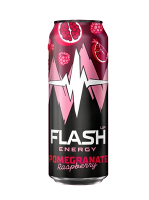 Энергетический напиток FLASH Pomegranate ж/б 0,45л - фото 40592