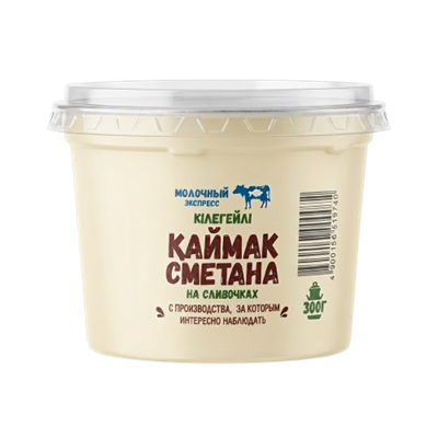 Сметана Молочный экспресс на сливках 30-35% стакан 300гр  - фото 40864