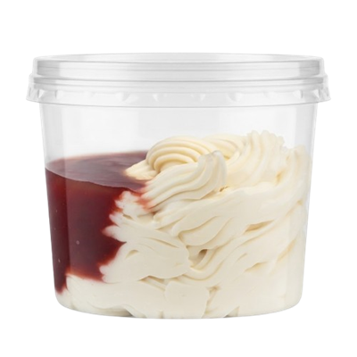 Сыр мягкий Молочный экспресс Rikkota light с джемом клубника 10% 200гр - фото 40875