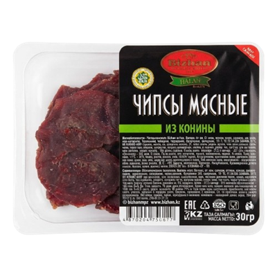 Ломтики Bizhan из конины 50гр - фото 41121