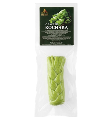 Сыр чечил Косичка молочная со вкусом васаби в/у - фото 41274