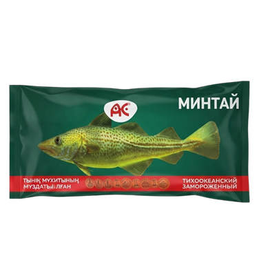 Минтай АС с/м б/г фасованный кг - фото 41388