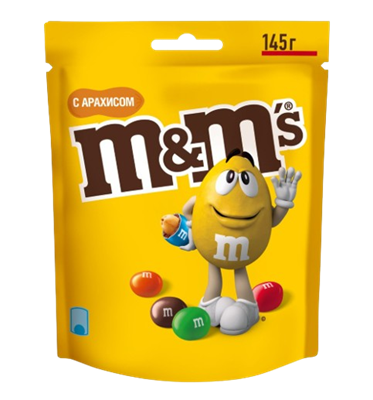 Драже M&M's с арахисом 145гр - фото 41650