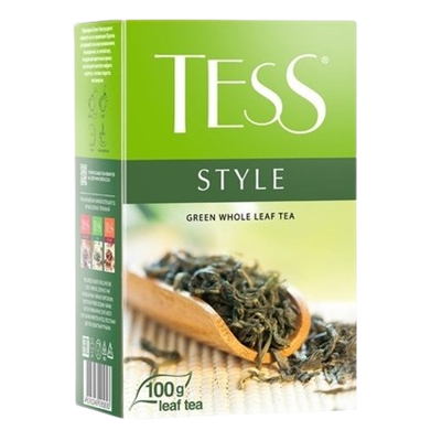 Чай зеленый Tess Style 100гр - фото 41959