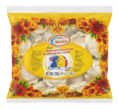 Пельмени Вояж свино-говяжьи с сыром 400гр - фото 41995