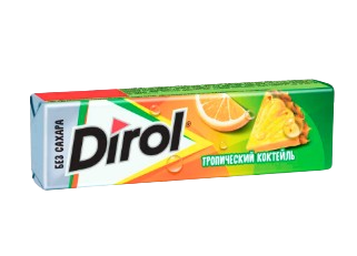 Жевательная резинка Dirol Тропический коктейль 13,6гр - фото 42427
