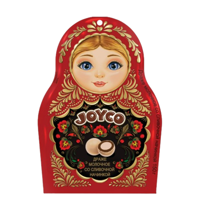 Драже Joyco Матрешка молочное со сливочной начинкой 150гр - фото 43092