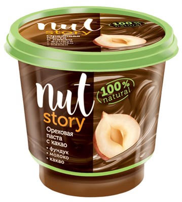 Паста Nut Story шоколадно-ореховая с какао 350гр - фото 6903
