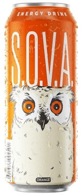 Энергетический напиток S.O.V.A. Orange 0.5л. - фото 6910