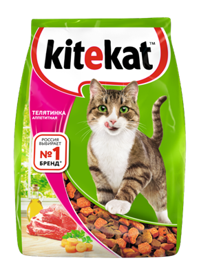 Кити-Кэт Пакет Аппетитная Телятинка 350гр - фото 7236