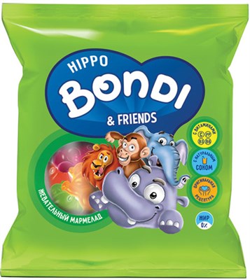Жевательный мармелад Hippo Bondi&Friends 30гр. - фото 7659