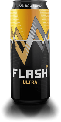 Энергетический напиток в банке FLASH Energy Ultra 0.45л. - фото 7670