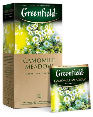 Чай травяной Гринфилд Camomile Meadow 25 пакетов - фото 8288