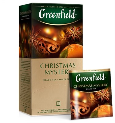 Чай черный Гринфилд Christmas Mystery 25 пакетов - фото 8332