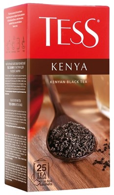 Чай черный Tess Kenya 25 пакетов - фото 8368
