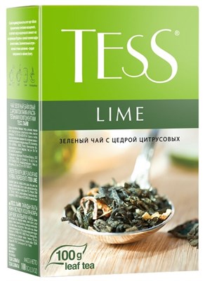 Чай зеленый Tess Lime 100гр. - фото 8396