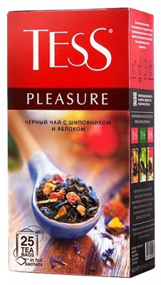 Чай черный Tess Pleasure 25 пакетов - фото 8423