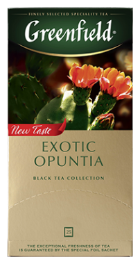 Чай черный Гринфилд Exotic Opuntia 25 пакетов  - фото 8992