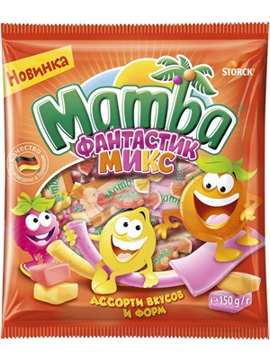 Жевательные конфеты Mamba 150гр - фото 9308