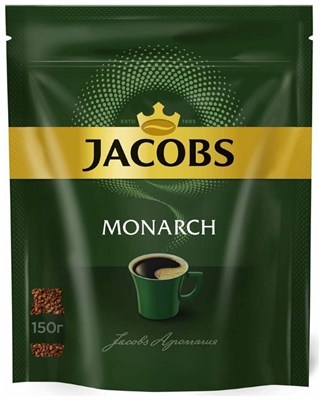 Кофе Jacobs Monarch растворимый 150гр - фото 9409