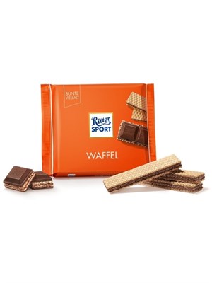 Шоколад  Ritter Sport Какао и вафля 100гр - фото 9649