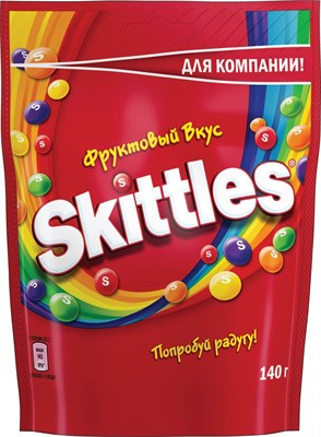 Жевательные конфеты Skittles 140гр - фото 9685
