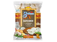 Вареники Забава картофель грибы 0,9кг