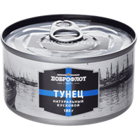 Доброфлот Тунец натуральный 245гр