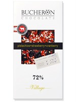 Шоколад  BUCHERON THE ORIGINAL клюква, клубника, фисташка 100гр