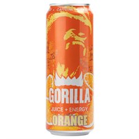 Энергетический напиток Gorilla Апельсин в банке 0,45 л