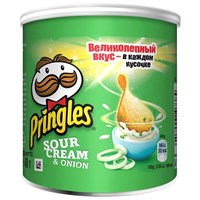 Чипсы Pringles со вкусом сметаны и лука 40 гр.