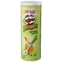 Чипсы Pringles со вкусом зеленого лука 165 гр.