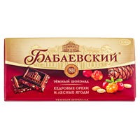 Шоколад Бабаевский кедровые орехи и лесн ягоды 100гр