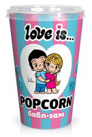 Попкорн Love is бабл-гам 120гр