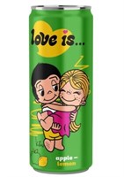 Напиток б/а газ Love is яблоко и лимон 0,33 ж/б 