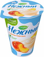 Campina Нежный 320гр жир 0,1% с соком Персика