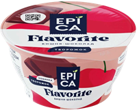 Йогурт Epica Flavorite с вишней и шоколадом 8,1% 130гр