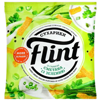 Багет Flint сливочный Сметана с зеленью  75 гр.