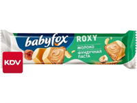 Вафельный батончик Babyfox Creamy White молочно-ореховый 18,2гр