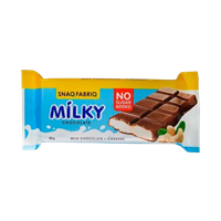 TM SNAQ FABRIQ Шоколад молочный со сливочно-ореховой пастой 55 г.