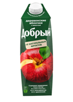Сок Добрый Деревенские яблочки  1л.