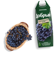 Сок Добрый Виноград 1л.