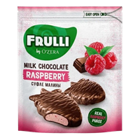 Шоколадная конфета OZera суфле малина 125 гр